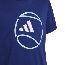 adidas Tennis T-Shirt Tennis Graphic Blue Boys